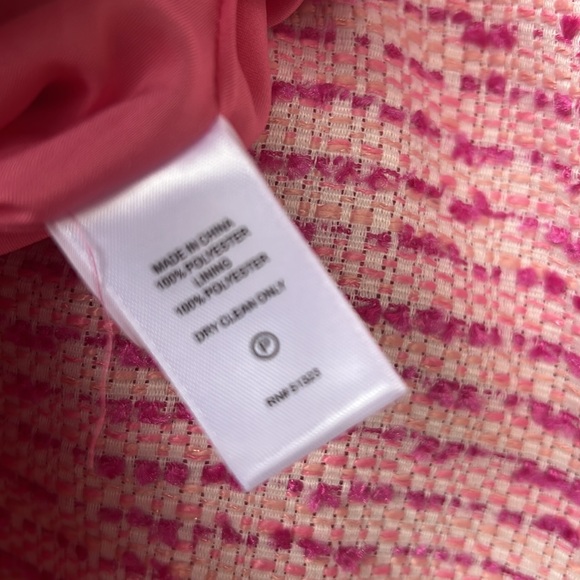 New CeCe Frayed Edge Pink Sleeveless A-Line Mini Dress - Picture 11 of 17